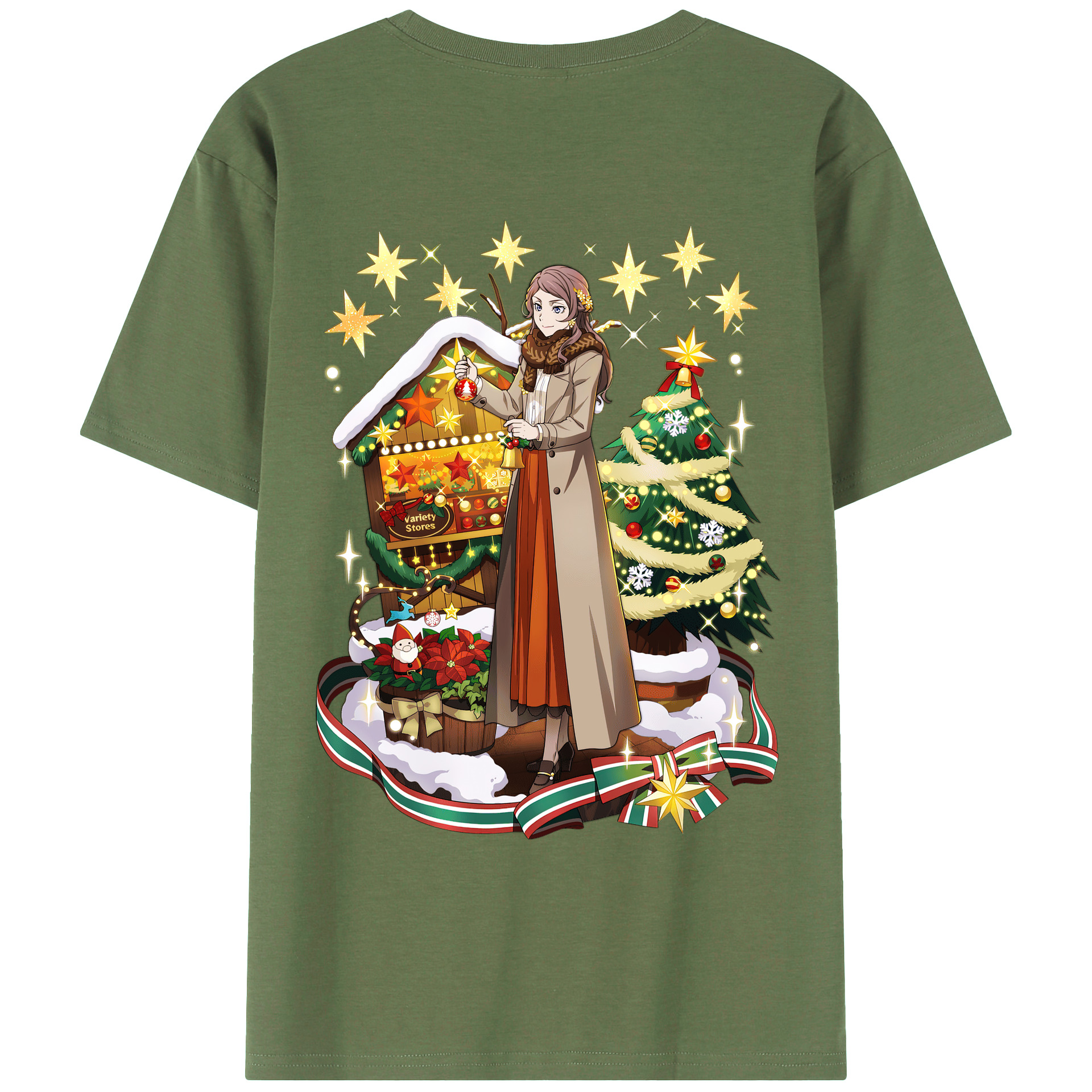 （画像用） 文豪ストレイドッグス Bungo Stray Dogs 綿100％ メンズ半袖Tシャツ（バックプリント） 通気性